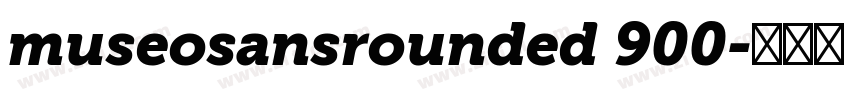 museosansrounded 900字体转换